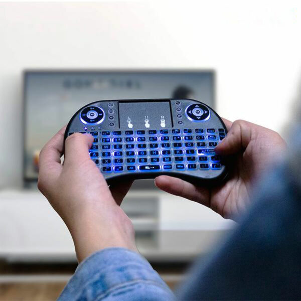 Mini teclado inalambrico para smart tv Fainsa