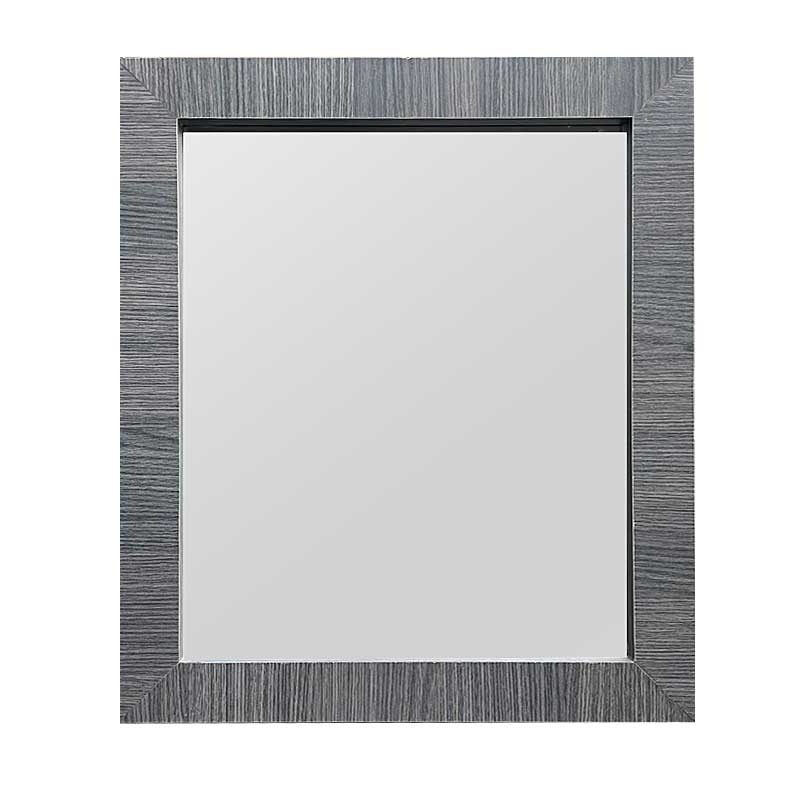 Espejo pared 55cm x 47cm marco roble gris