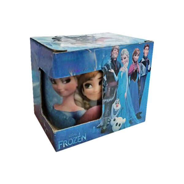 Caja con taza diseño de Frozen personalizada