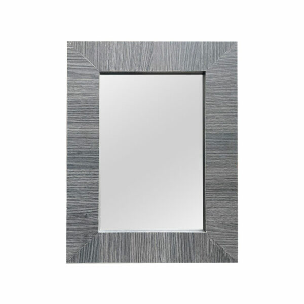 Espejo de 50cm x 37cm marco roble gris pared