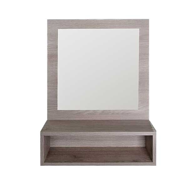Espejo para baño pared 65 x 48 x 13 cm color Ceniza