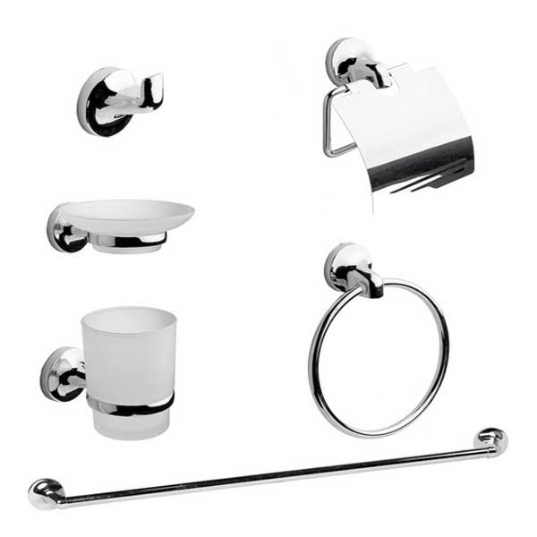 Set de 3 Accesorios de Baño Diseño Blanco