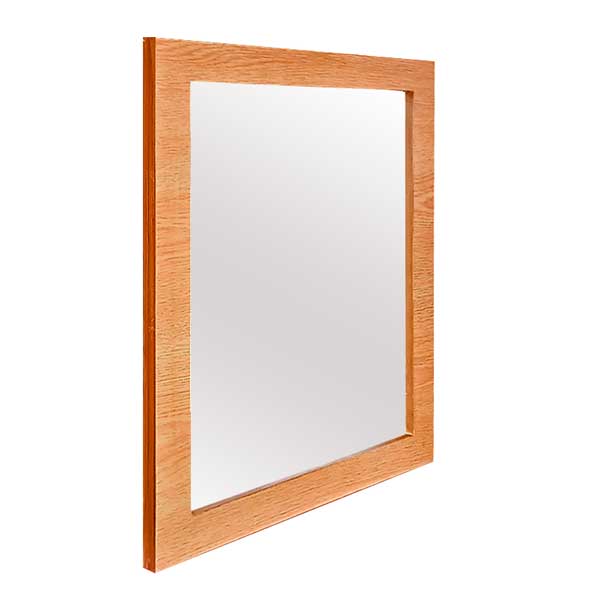 Espejo decorativo rectangular para pared con base de MDF de 130x62 cm y 2,2  cm de grosor Forme
