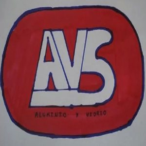 Primer logo de Fainsa Aluvidsa